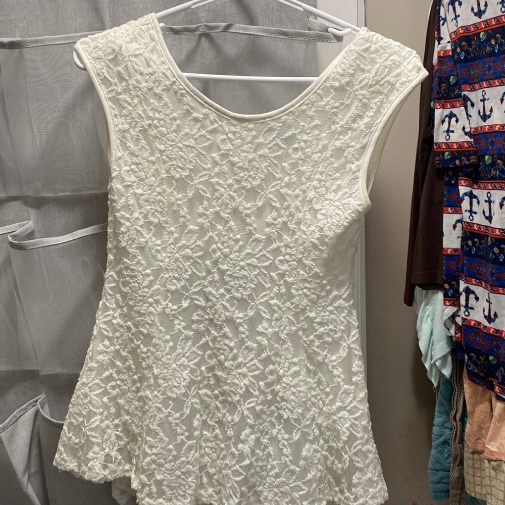 White business blouse
